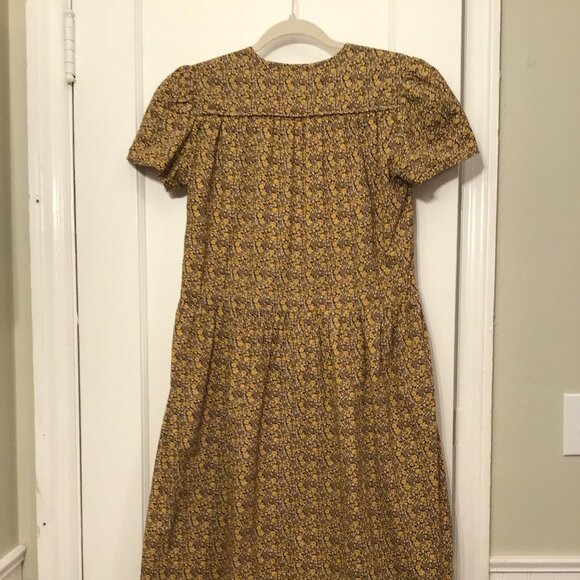 Christy Dawn The Dawn Dress Gold Floral - Picture 4 of 5